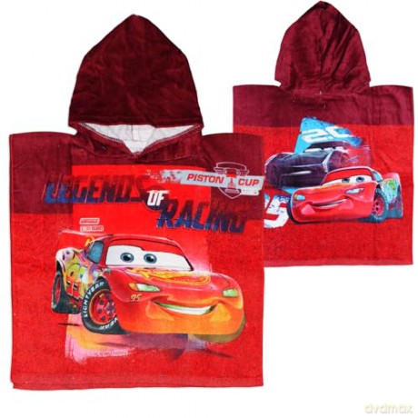 Poncho Towel - 50 x 100 cm - Cars (110068)