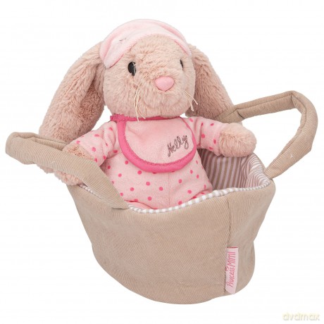 Princess Mimi Plush Bunny Nelly In Basket (0412454)