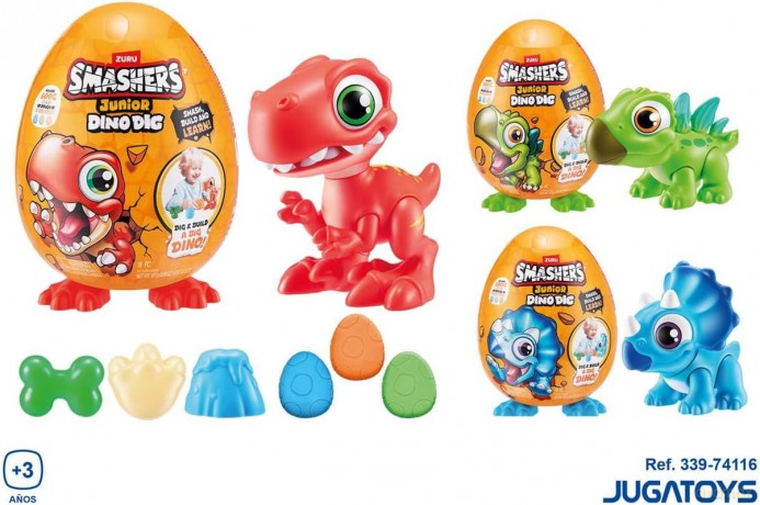Smashers - Junior Dino Dig, Small Egg S1 (74116) [FIGURKA]