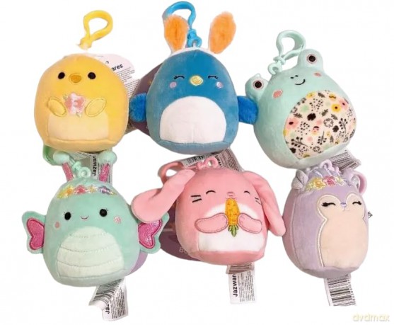 Squishmallows - 9 cm Spring Squad Clip On - Reina