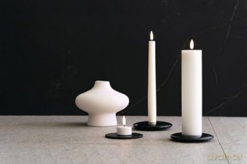 Uyuni - Chamber taper Candle holder - Black (UL-30321)