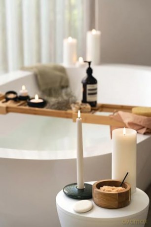 Uyuni - Chamber taper Candle holder - Black (UL-30321)