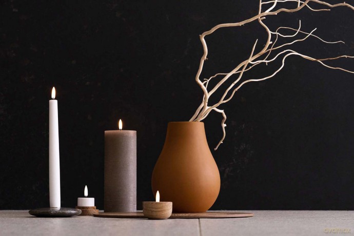 Uyuni - LED tealight premium w/ screw - Nordic White - 4x2,5 cm (UL-TE-NW040)