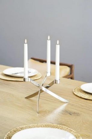 Uyuni - Lightarch taper Candle holder 1'arm - Rose gold (UL-30314)