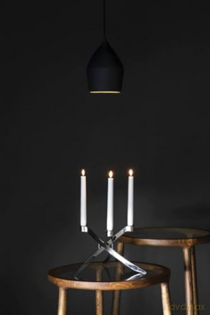 Uyuni - Lightarch taper Candle holder 1'arm - Rose gold (UL-30314)