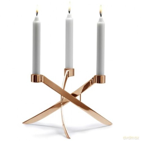 Uyuni - Lightarch taper Candle holder 1'arm - Rose gold (UL-30314)