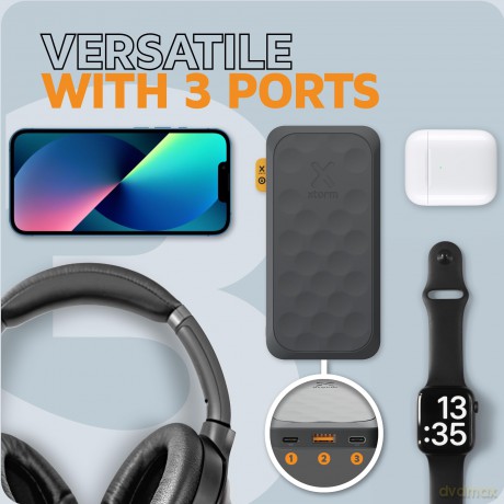Xtorm - Power Bank USB-C PD 20W 10,000mAh/2xUSB-C Black
