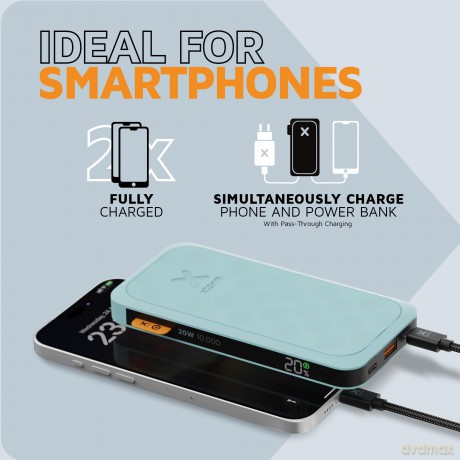 Xtorm - Power Bank USB-C PD 20W 10,000mAh/2xUSB-C Blue
