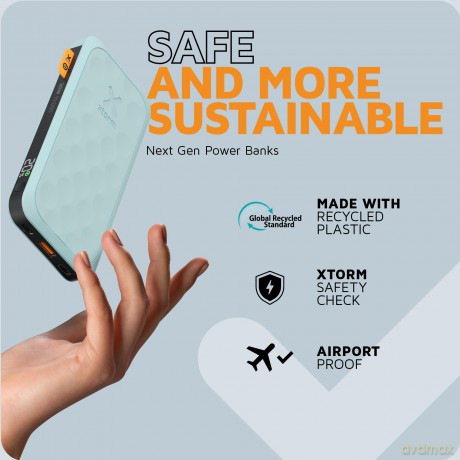 Xtorm - Power Bank USB-C PD 20W 10,000mAh/2xUSB-C Blue