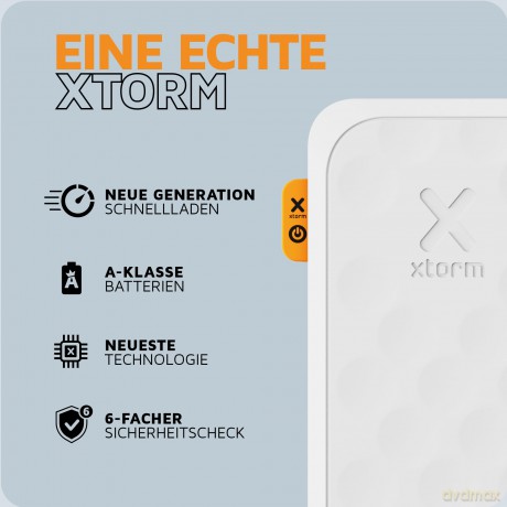 Xtorm - Power Bank USB-C PD 20W 10,000mAh/2xUSB-C White