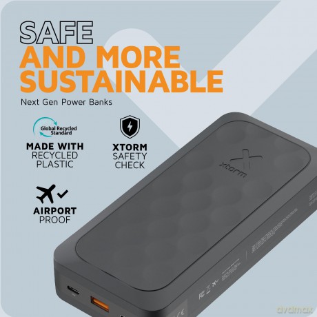 Xtorm - Power Bank USB-C PD 67W 27,000mAh/2xUSB-C Black