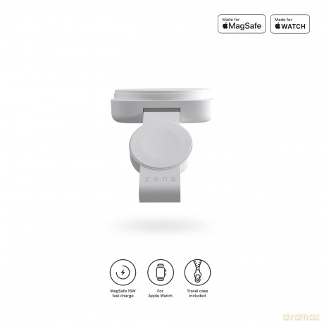Zens - Wireless Charger 2in1 Travel