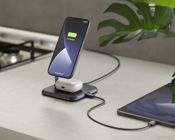 Zens - Wireless Charger 3in1 Alu ZEDC19B/00
