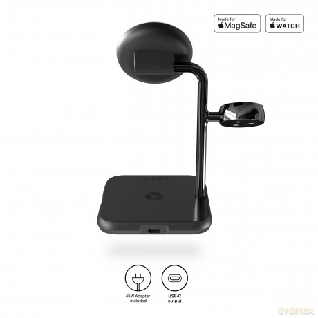 Zens - Wireless Charger 4in1 Black ZEDC22B/00