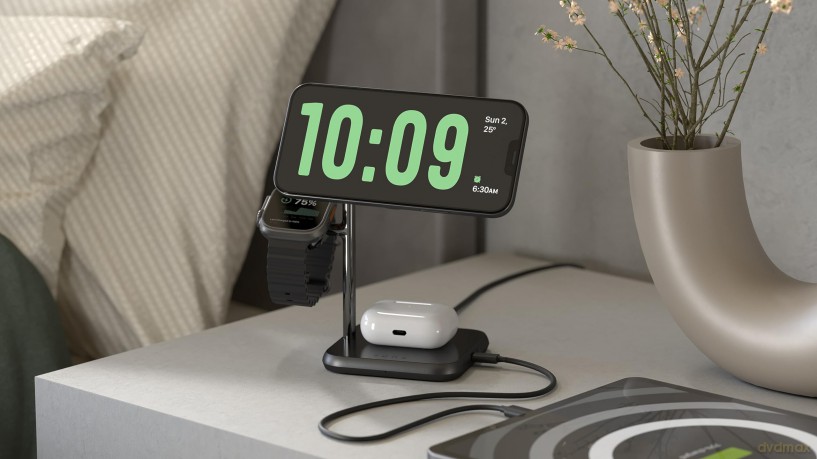 Zens - Wireless Charger 4in1 Black ZEDC22B/00