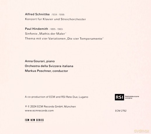 Anna Gourari: Hindemith/Schnittke, Osi Lugano [CD]