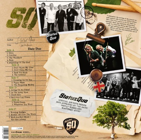 Status Quo: Official Archive Series Vol 3 Live At Westonbirt Arboretum [3xWinyl]