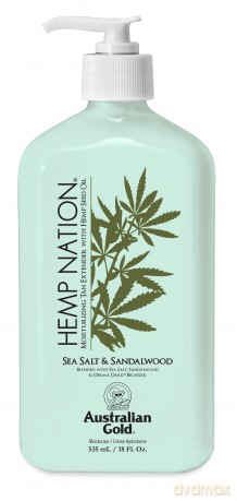 Australian Gold - Hemp Nation Sea Salt & Sandalwood Tan Extender Body Lotion 535 ml