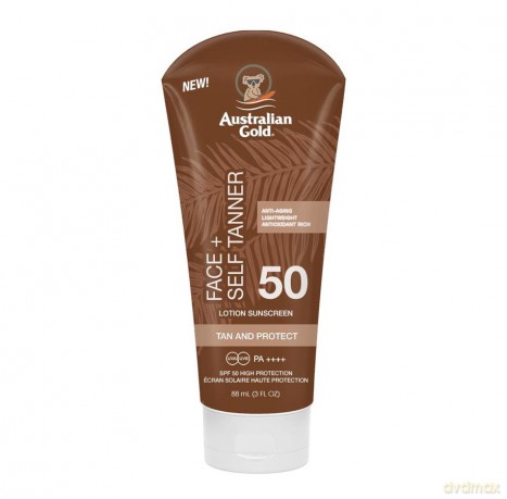 Australian Gold - Sunscreen + Self Tanner for Face SPF 50 88 ml