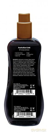 Australian Gold - Sunscreen Spray Gel w. Instant Bronzer 237 ml - SPF 30