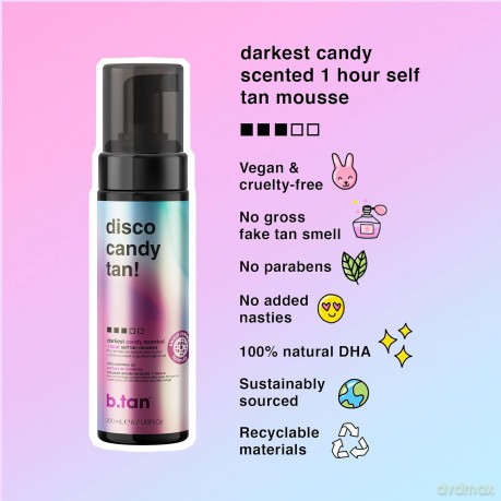 b.tan - Disco Candy Tan Tan Mousse 200 ml