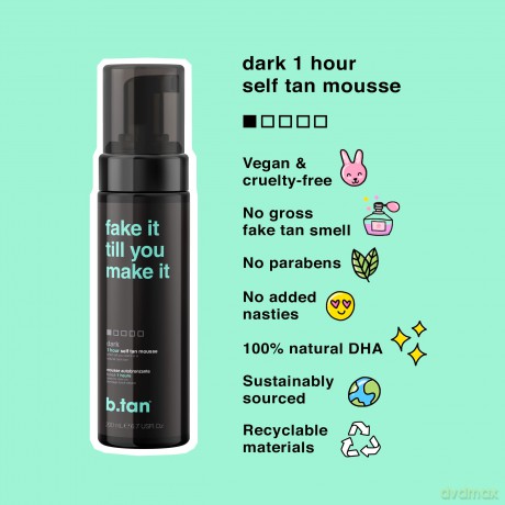 Samoopalacz pianka b.tan - Fake It Till You Make It Tan Mousse 200 ml