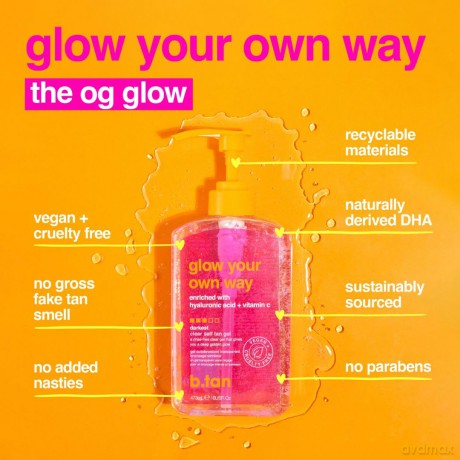 b.tan - Glow Your Own Way 473 ml