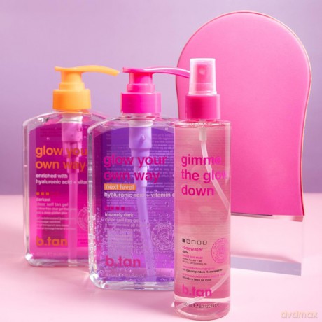 B.tan Glow Your Own Way Next Level Przezroczysty Żel Samoopalający 437ml