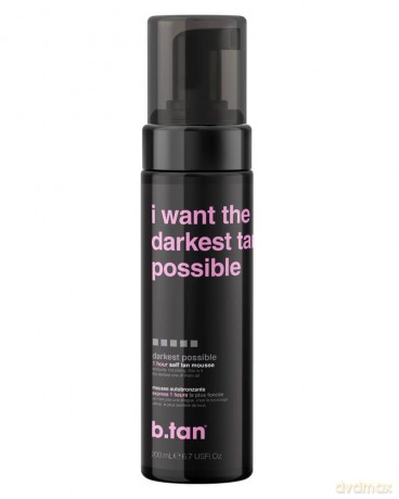 b.tan - I Want The Darkest Tan Possible Tan Mousse 200 ml