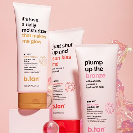 b.tan - Plump Up The Bronze Tan To Deep Gradual Lotion 236 ml