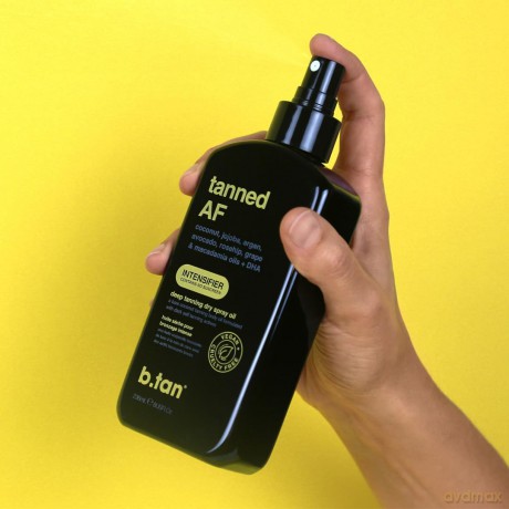b.tan - Tanned AF Intensifier Tanning Oil 236 ml