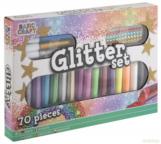 Basic Craft - Glitter Set (70 pcs) (100076)