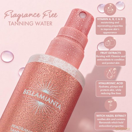 Bellamianta - Fragrance Free Tanning Water Dark 100 ml