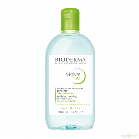 Bioderma - Sebium H2O Purifying Cleansing Micellar Solution 500ml