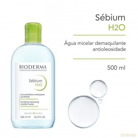 Bioderma - Sebium H2O Purifying Cleansing Micellar Solution 500ml