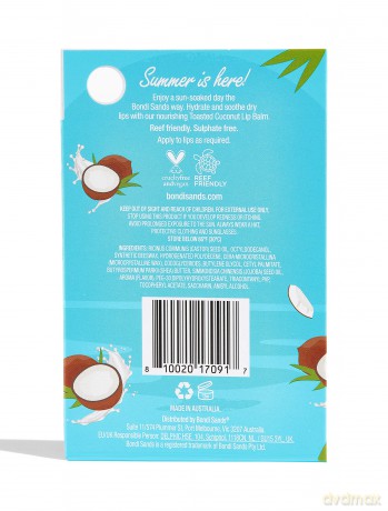 Bondi Sands - Moisturising Lip Balm Toasted 10 g - Coconut