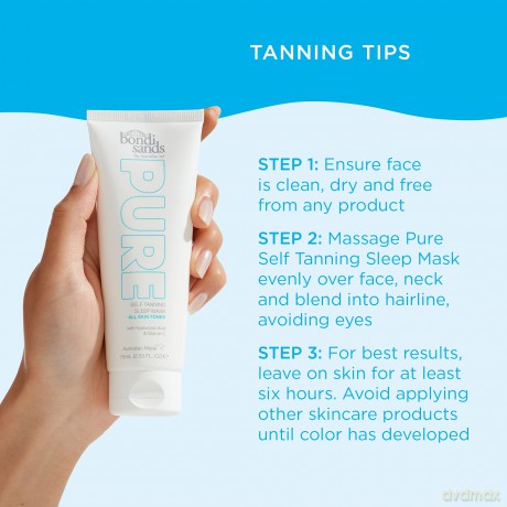 Bondi Sands - Pure Self Tanning Sleep Mask Dark 75 ml