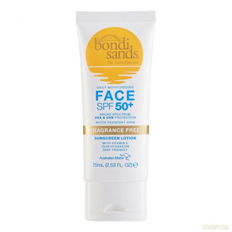 Bondi Sands - SPF 50+ Fragrance Free Face Sunscreen Lotion 75 ml