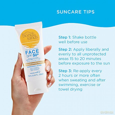 Bondi Sands - SPF 50+ Fragrance Free Face Sunscreen Lotion 75 ml