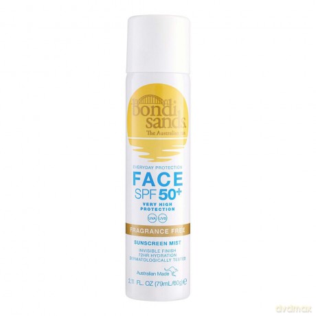 Bondi Sands- SPF 50+ Fragrance Free Face Mist 79 ml