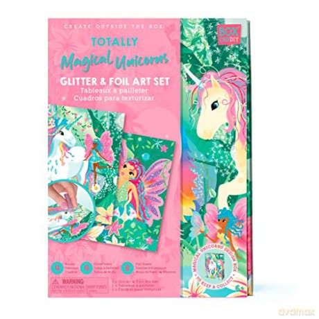 BOX CANDIY - Sand and Foil Art - Totally Magical Unicorns - (BC-1921)