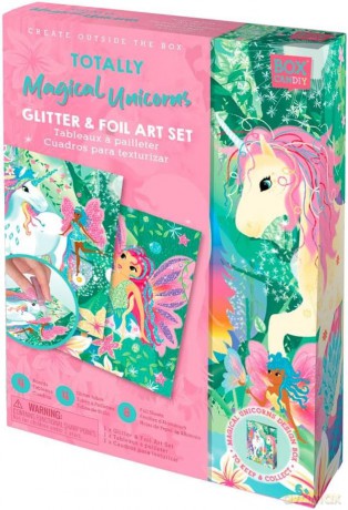 BOX CANDIY - Sand and Foil Art - Totally Magical Unicorns - (BC-1921)