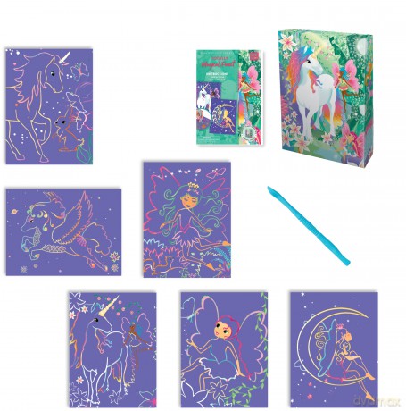 BOX CANDIY - Scratch Art - Totally Magical Forest - (BC-1902)