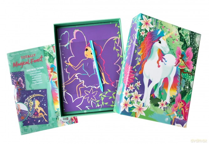 BOX CANDIY - Scratch Art - Totally Magical Forest - (BC-1902)