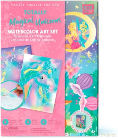 BOX CANDIY - Watercolor Art - Totally Magical Unicorns - (BC-1931)