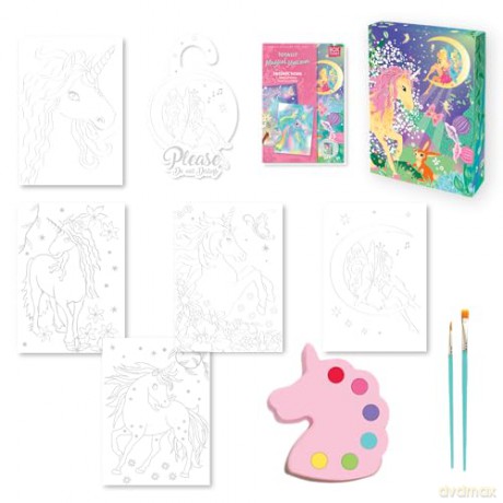 BOX CANDIY - Watercolor Art - Totally Magical Unicorns - (BC-1931)