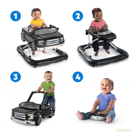 BRIGHT STARTS - 4-in-1 Walker, Ways to Play Walkerâ˘ - Ford F-150 - (BS-12861)