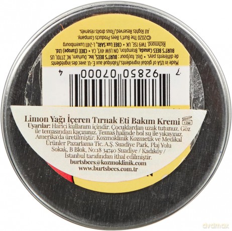 Burts bees lemon butter do skórek paznokci odżywka