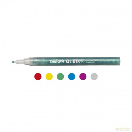 Carioca - Glitter Markers, 6 pcs (809438)