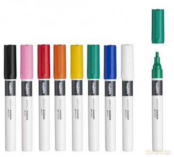 Carioca Plus - Acrylic markers, 8 pcs (809309)